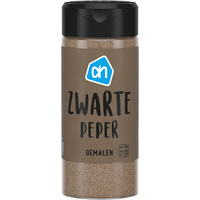 Zwarte peper gemalen